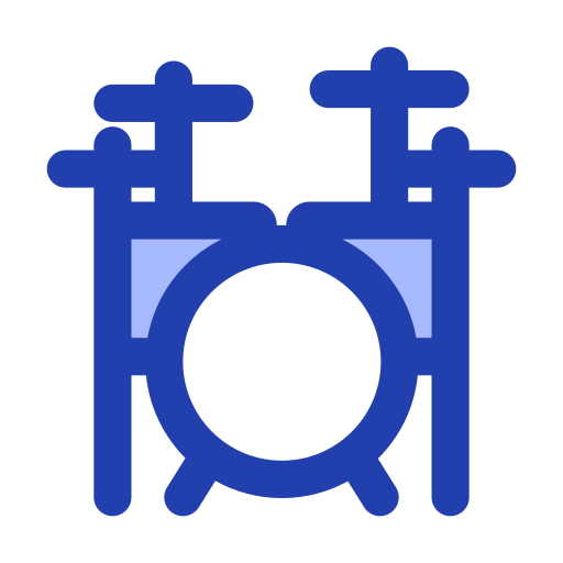 Ударная установка Generic Blue иконка