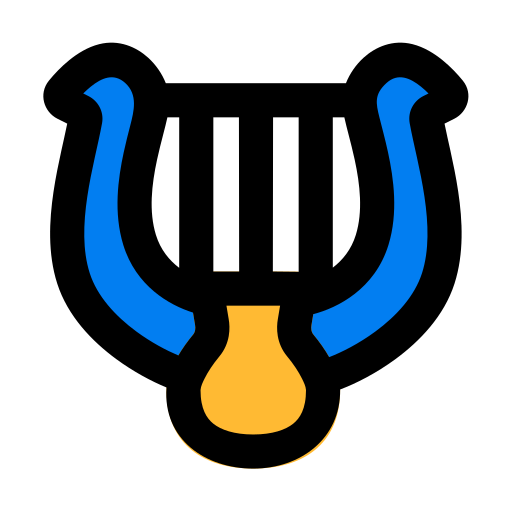 Lyre Generic Outline Color icon