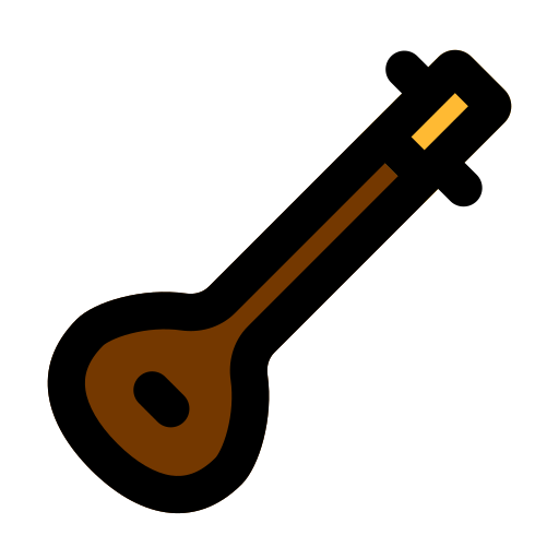 Tanpura Generic Outline Color icon