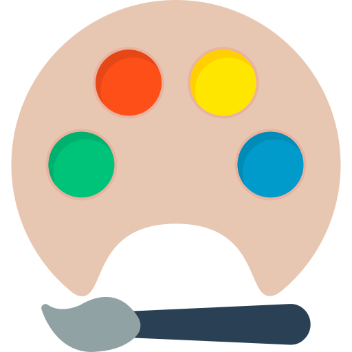 カラーパレット Generic Flat icon