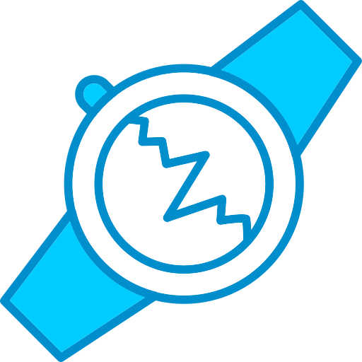 smartwatch Generic Blue icoon