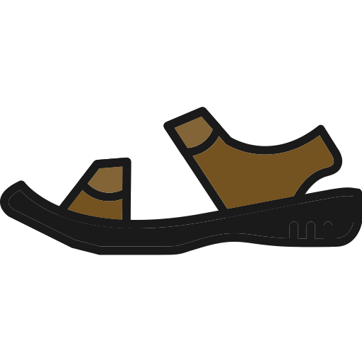 sandale Generic Outline Color Icône