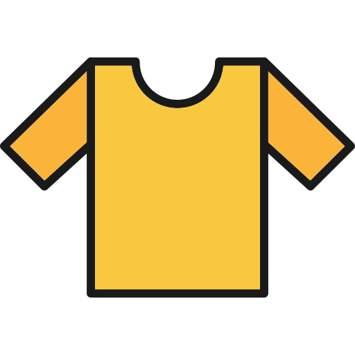 T shirt Generic Outline Color icon