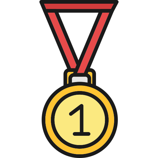 Medal Generic Outline Color icon