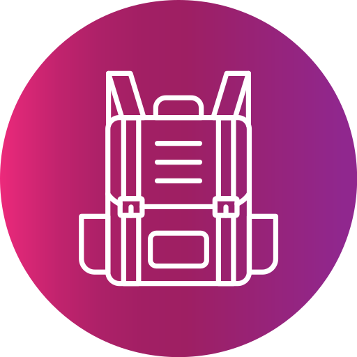 Backpack Generic Flat Gradient icon