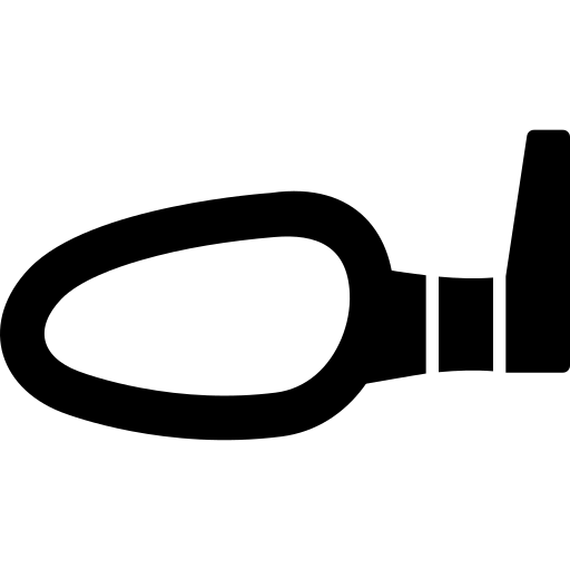 rétroviseur extérieur Generic Glyph Icône