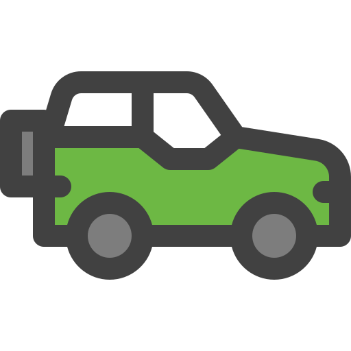jeep Generic Outline Color ikona