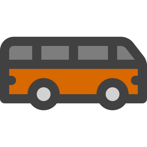 minibus Generic Outline Color Icône