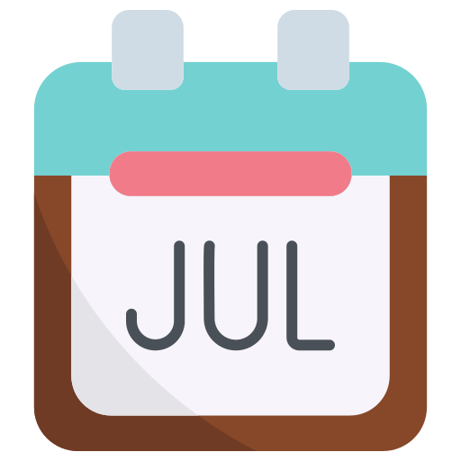 July Generic Flat icon