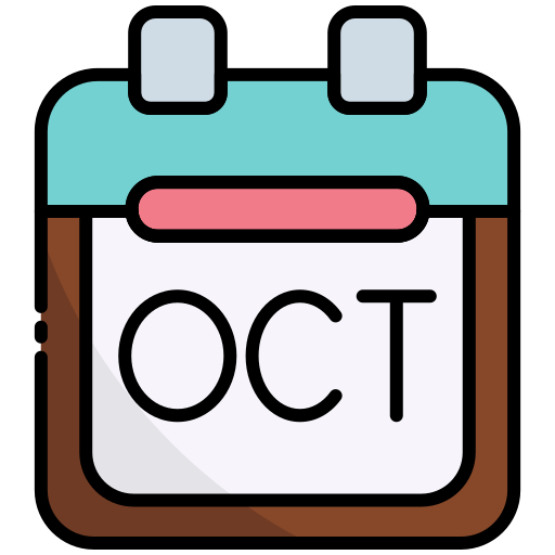 październik Generic Outline Color ikona