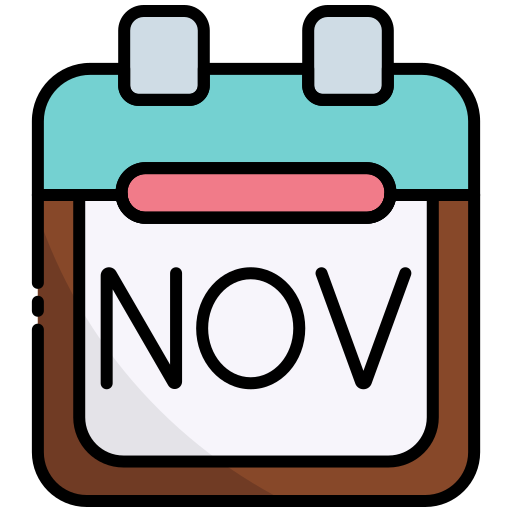 november Generic Outline Color icoon