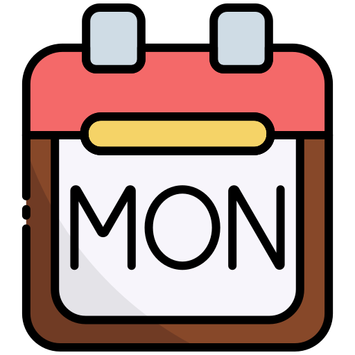 maandag Generic Outline Color icoon