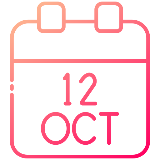 12 oktober Generic Gradient icoon