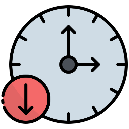 tiempo de inactividad Generic Outline Color icono