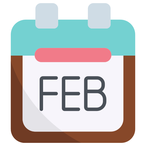 2월 Generic Flat icon