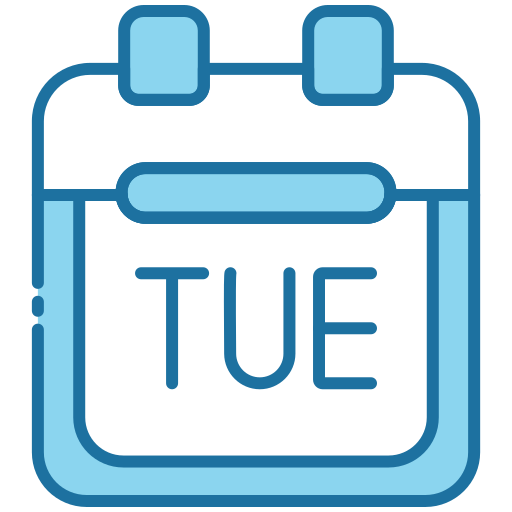 Tuesday Generic Blue icon