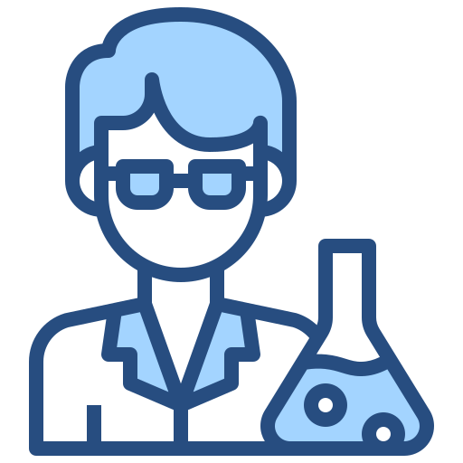 científico Generic Blue icono