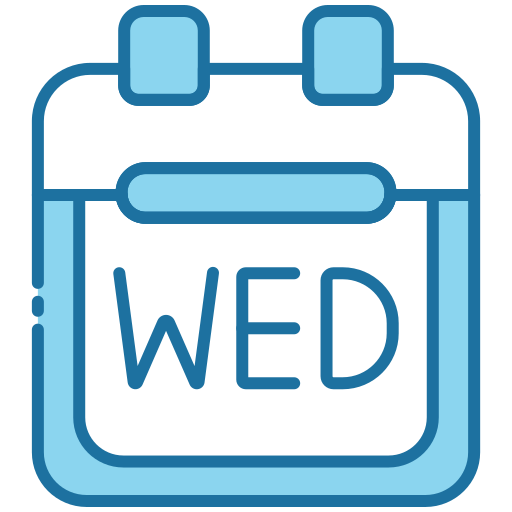 Wednesday Generic Blue icon