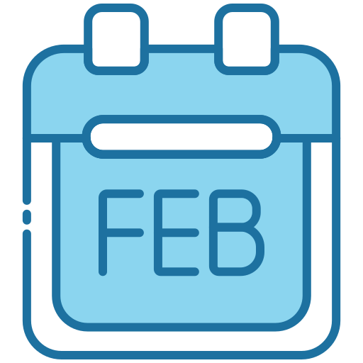 February Generic Blue icon