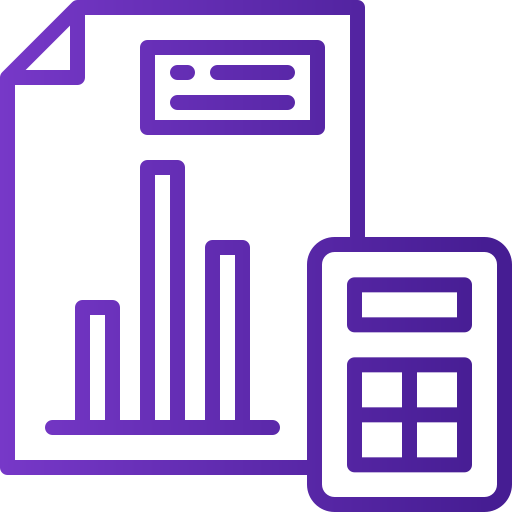 Calculation Generic Gradient icon