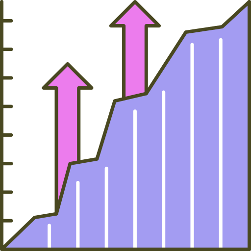 Статистика Generic Thin Outline Color иконка