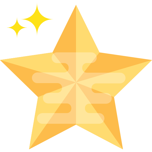 Звезда Flat Color Flat иконка