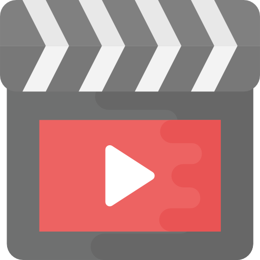 video bestand Flat Color Flat icoon