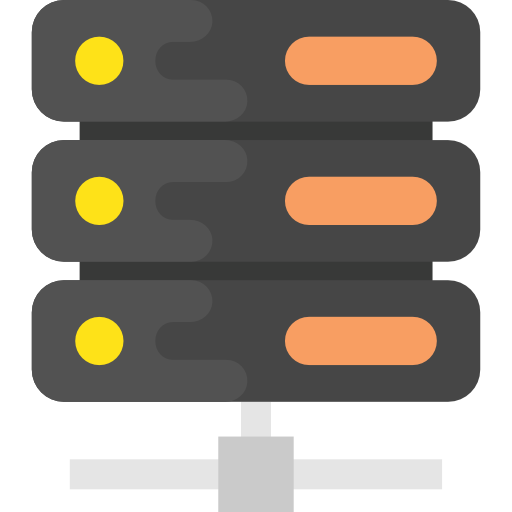 serwer Flat Color Flat ikona