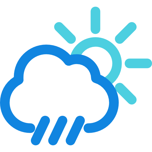 Cloudy Kiranshastry Lineal Blue icon