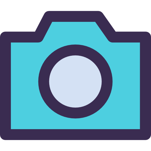 カメラ Kiranshastry Lineal Color Blue icon