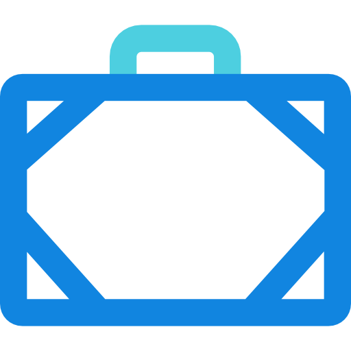 walizka Kiranshastry Lineal Blue ikona