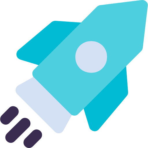 로켓 Kiranshastry Flat icon