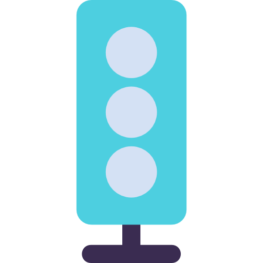 señal de tráfico Kiranshastry Flat icono