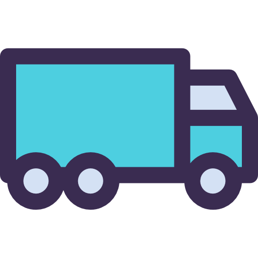 camión Kiranshastry Lineal Color Blue icono