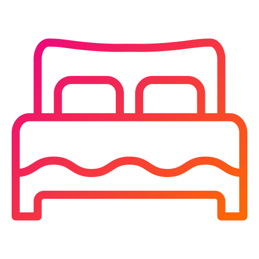 ベッド Generic Gradient icon