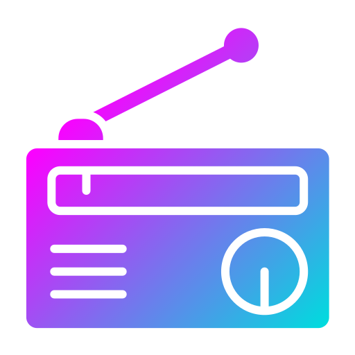 radio Generic Flat Gradient ikona