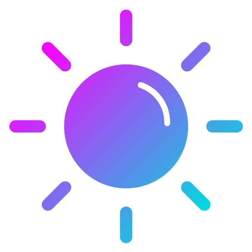 Sun Generic Flat Gradient icon