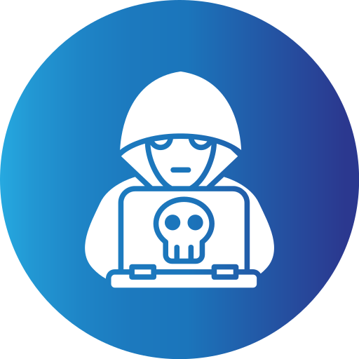 Hacker Generic Blue icon