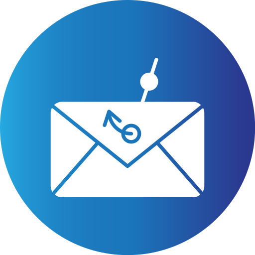 phishing Generic Blue icoon