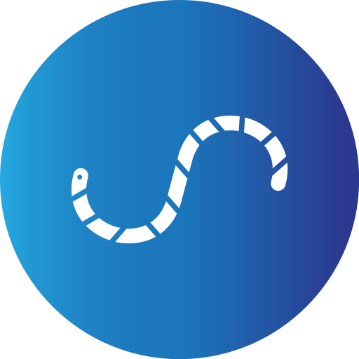 Worm Generic Blue icon