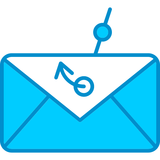 Phishing Generic Blue icon