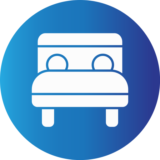 ベッド Generic Blue icon