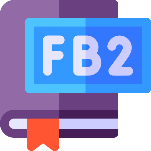fb2 Basic Rounded Flat icon