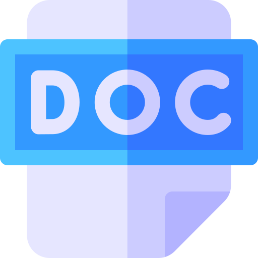 Doc file Basic Rounded Flat icon