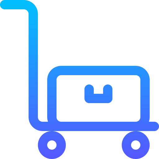 Trolley Basic Gradient Lineal color icon