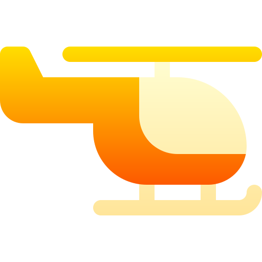 helicóptero Basic Gradient Gradient icono