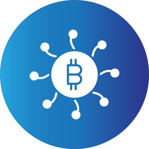 bitcoiny Generic Blue ikona