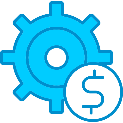 administración del dinero Generic Blue icono