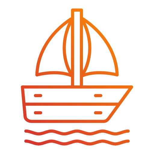 Sailing boat Generic Gradient icon