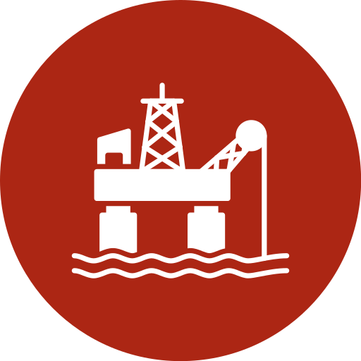 plataforma de petróleo Generic Mixed Ícone